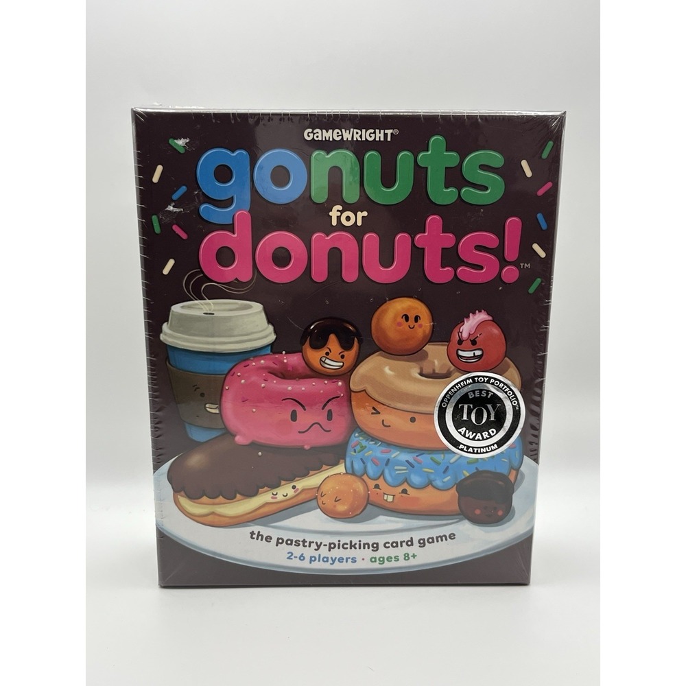 Go Nuts for Donuts Card Game Gamewright 2017 New Sealed 2-6 Players Ages 8+